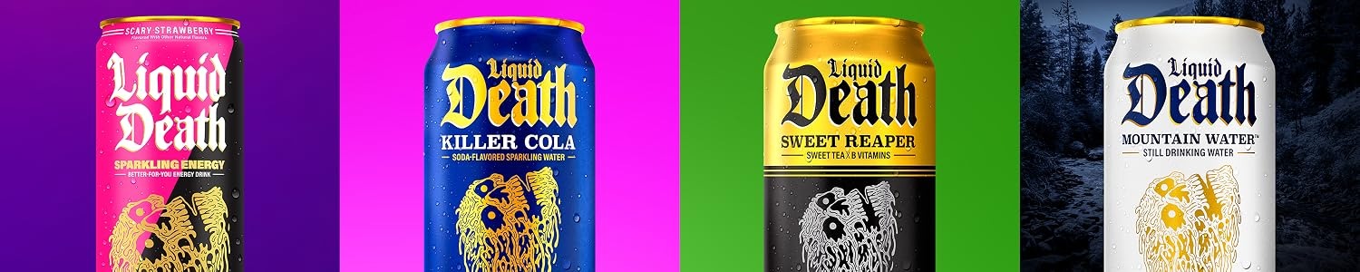 Liquid Death | Refreshing Sparkling Water in Standout Flavors - Liquid Death Store